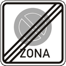 Stāvēšanas aizlieguma zonas beigas | CSN
