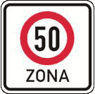 Maksimālā ātruma ierobežojuma zona | CSN